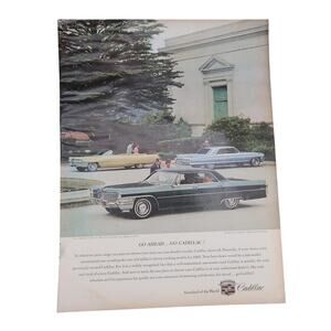 Cadillac Car / Edison Electric Institute Advertisement 1964 Vintage Automobilia